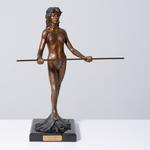 Victor Salmones QUEEN OF SPACE Bronze Sculpture